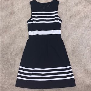 Black & White Striped Madewell Dress